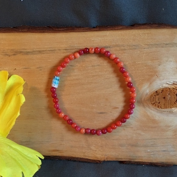 ❇️❤️semiprecious bracelet-quartzite - Picture 2 of 8